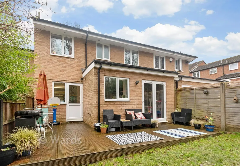 Rear Elevation - Woodbury Road, Walderslade Woods, Chatham, Kent - Wards of Kent