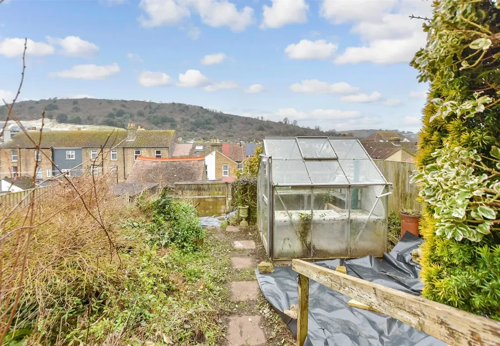 Rear Garden - Farthingloe Road, Dover, Kent - Wards of Kent