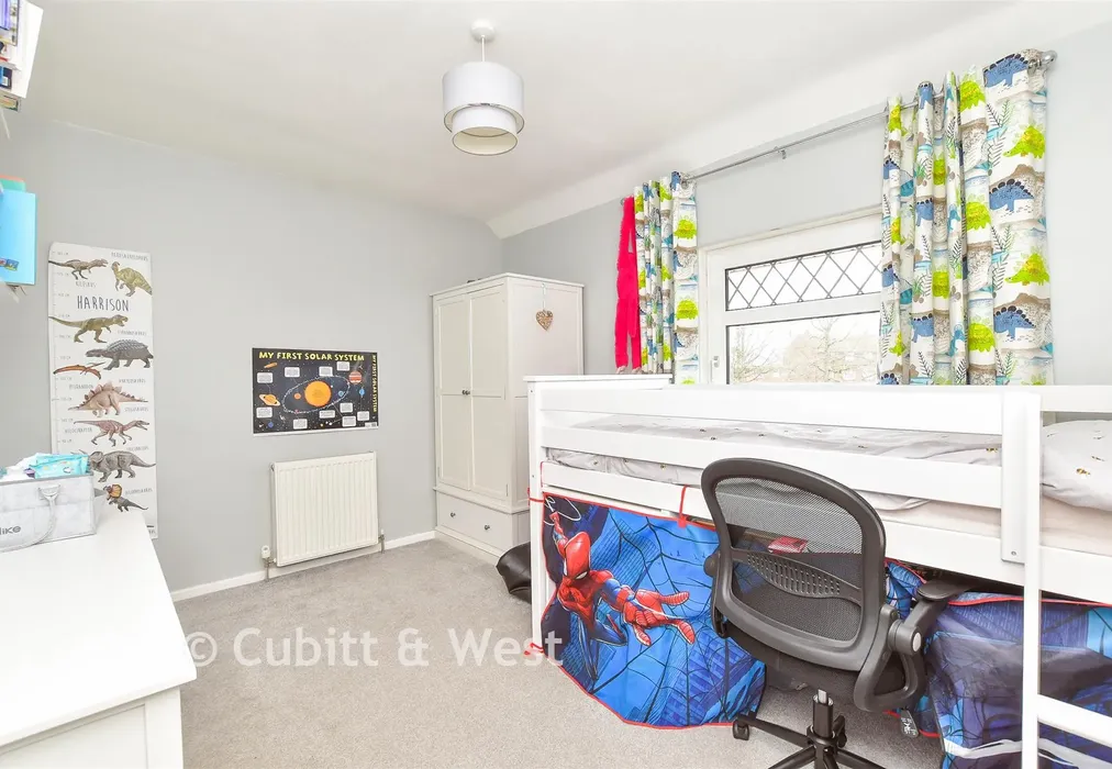 Bedroom 3 - St. Michael's Road, Havant, Hampshire - Wards of Kent