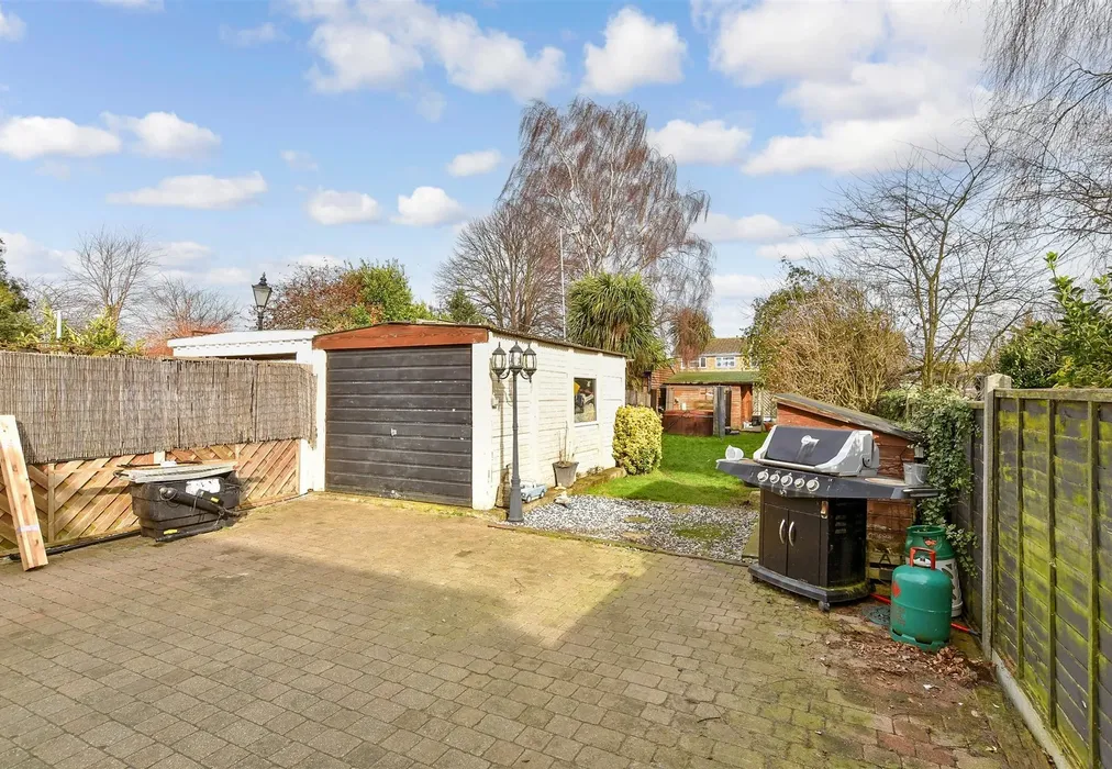 Rear Garden - Wises Lane, Sittingbourne, Kent - Wards of Kent