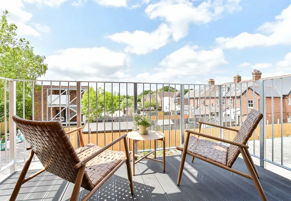 Show Home Balcony - Station Road, The Sidings, Paddock Wood, Kent - Wards of Kent
