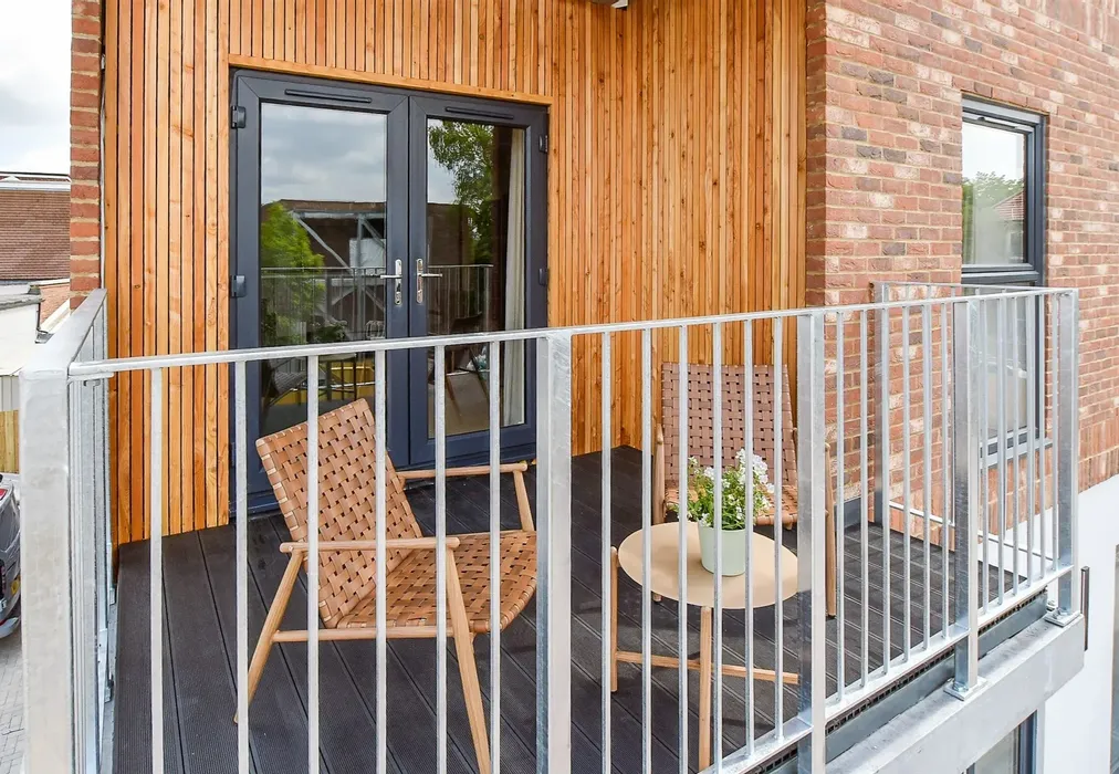 Show Home Balcony - Station Road, The Sidings, Paddock Wood, Kent - Wards of Kent
