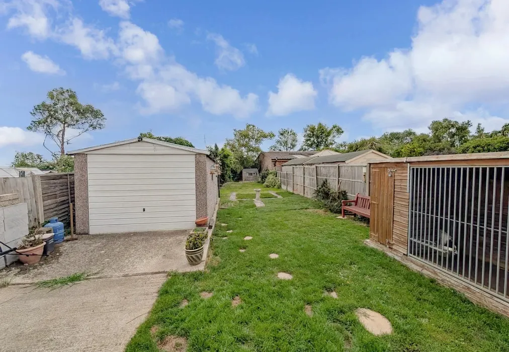 Rear Garden/Garage - Queenborough Road, Minster On Sea, Sheerness, Kent - Wards of Kent