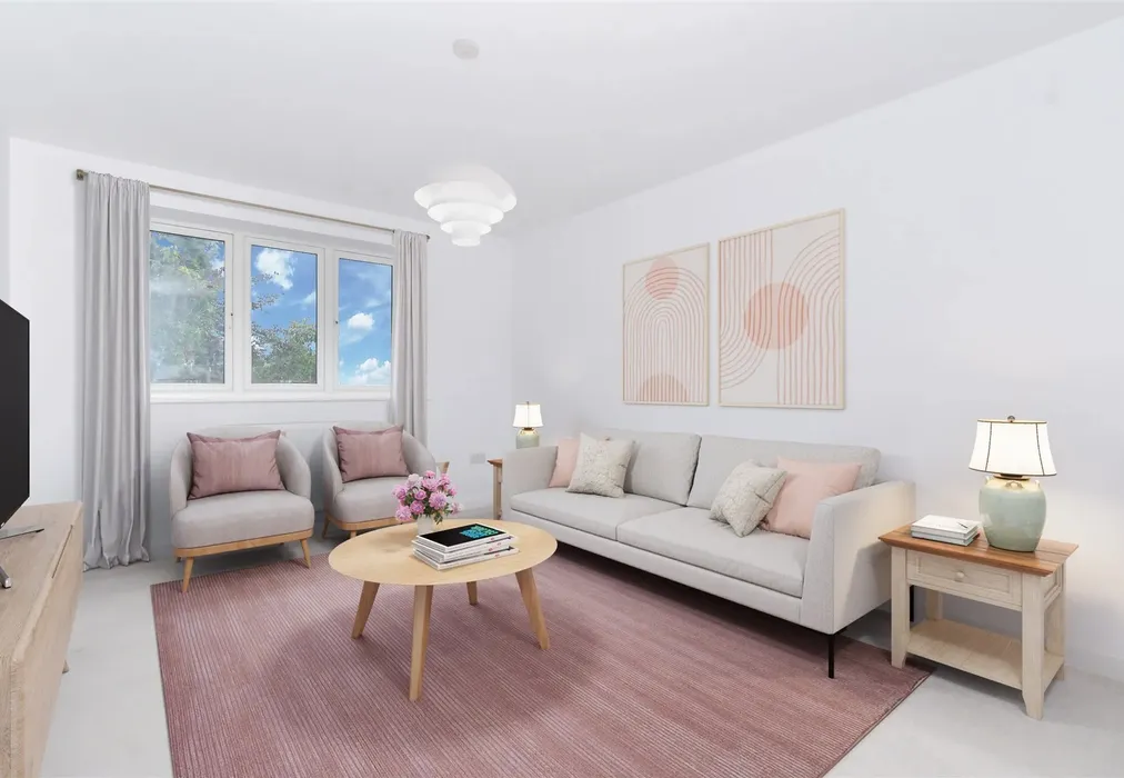 Lounge - Staged - School Approach, Teapot Lane, Aylesford, Kent - Wards of Kent