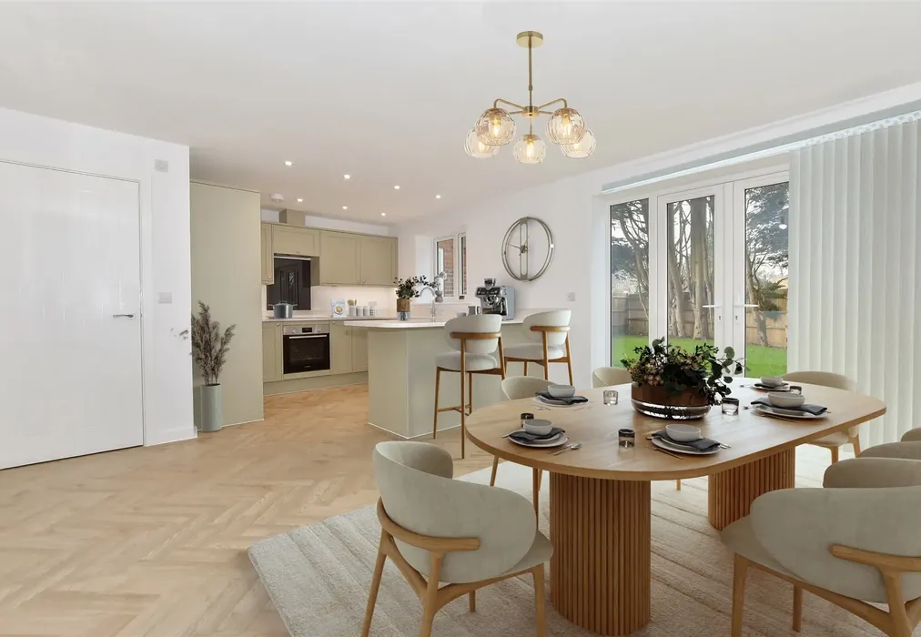 Kitchen/Diner - Staged - School Approach, Teapot Lane, Aylesford, Kent - Wards of Kent