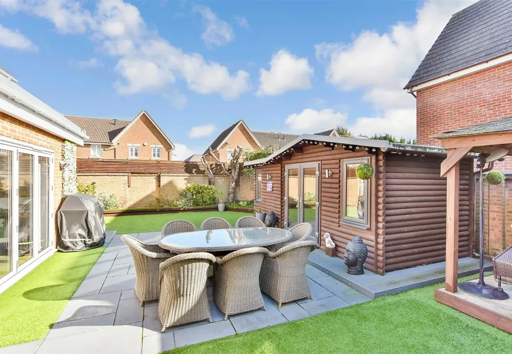 Rear Garden - Anatase Close, Sittingbourne, Kent - Wards of Kent