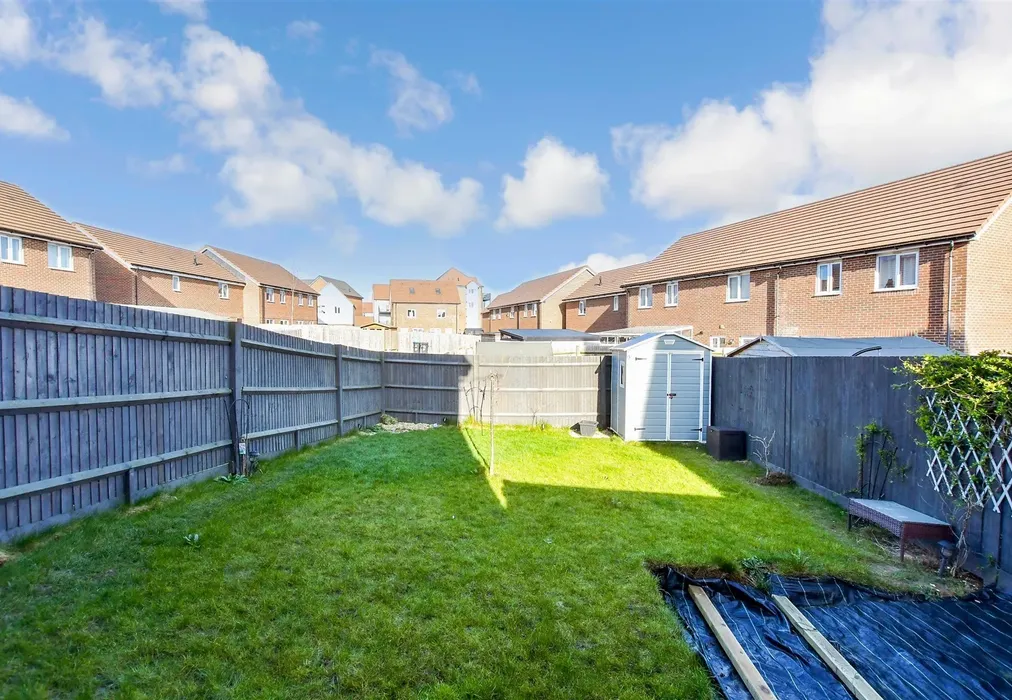 Rear Garden - Leo Road, Margate, Kent - Wards of Kent
