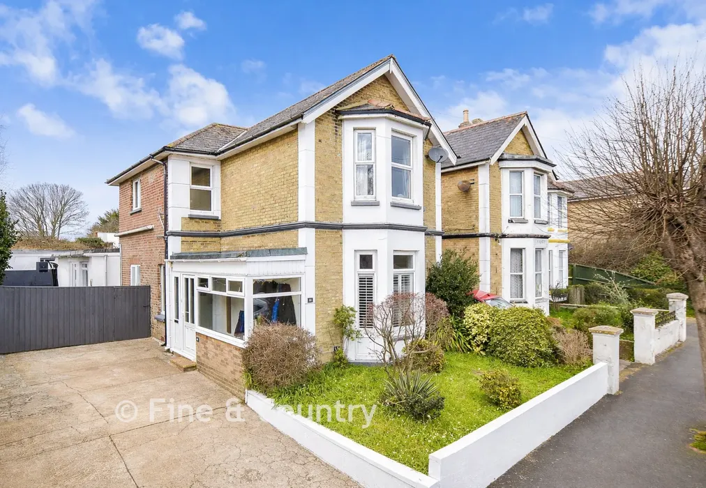 Front Elevation** - Wilton Park Road, Shanklin, Isle of Wight - Wards of Kent