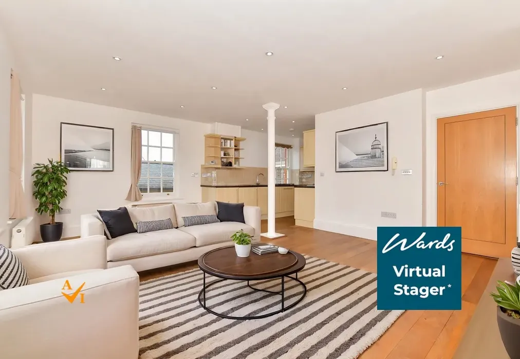 Lounge/Kitchen (Nordic style) - West Cliff Road, Ramsgate, Kent - Wards of Kent