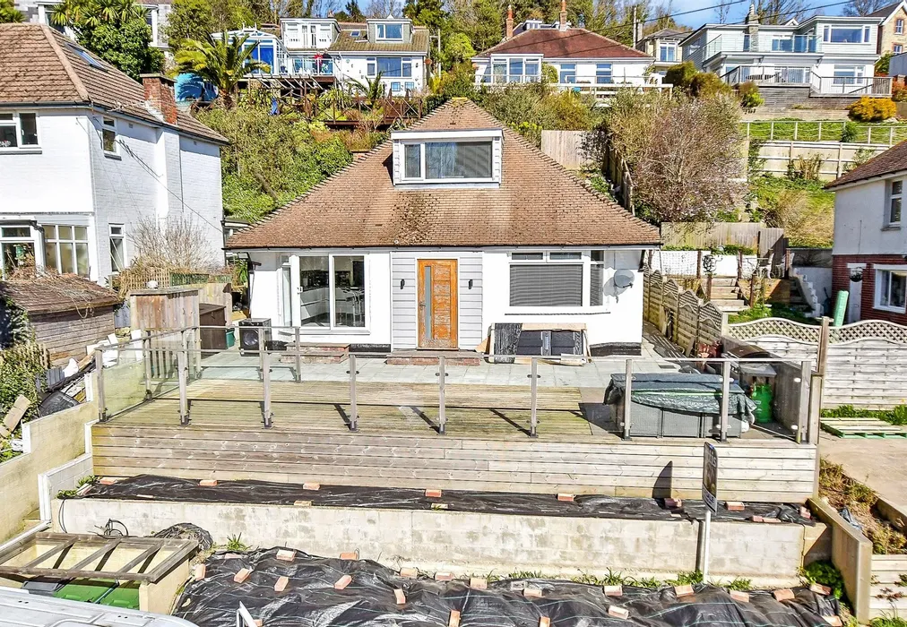 Front Aspect - Gills Cliff Road, Ventnor, Isle of Wight - Wards of Kent