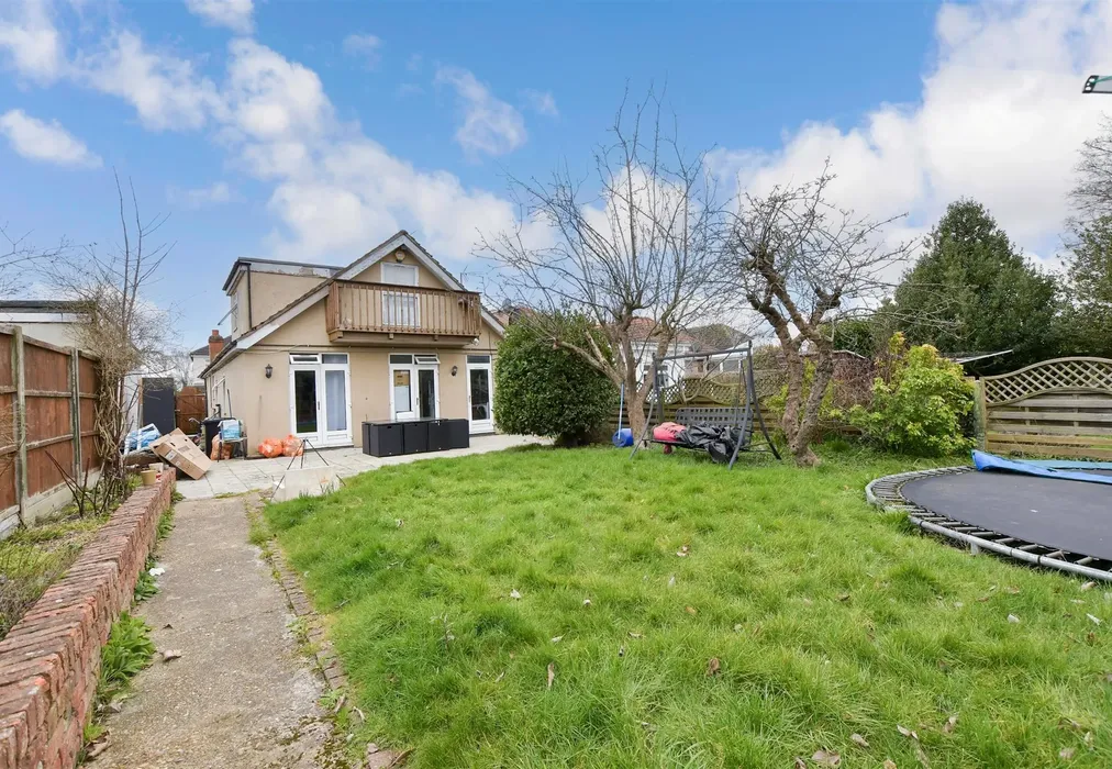 Rear Garden - Link Way, Hornchurch, Essex - Wards of Kent