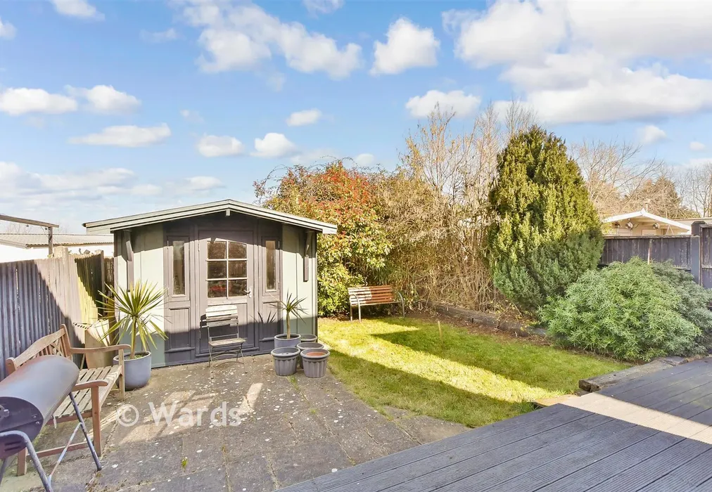 Rear Garden - Plough Road, Eastchurch, Sheerness, Kent - Wards of Kent