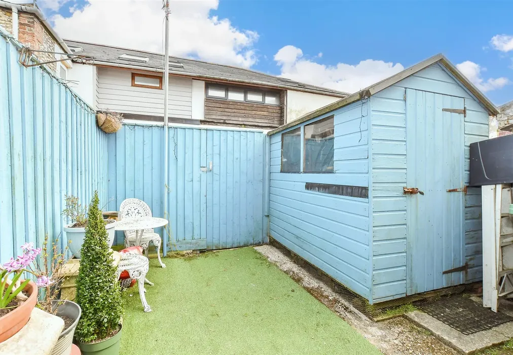 Rear Garden - Fitzroy Street, Sandown, Isle of Wight - Wards of Kent
