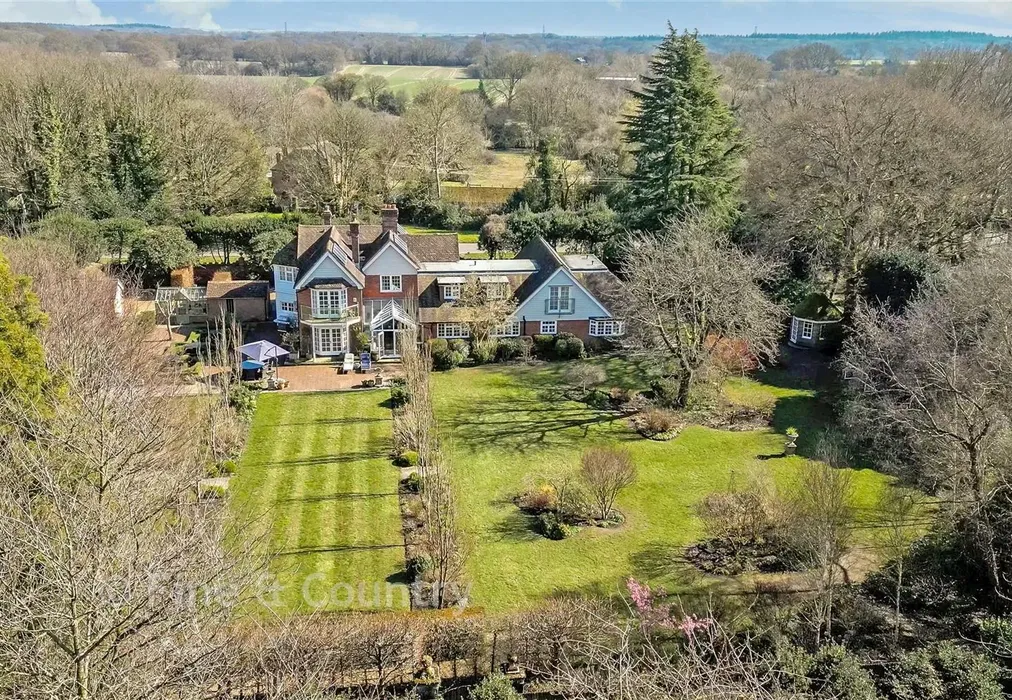 Drone 14 - Bossingham Road, Stelling Minnis, Canterbury, Kent - Wards of Kent
