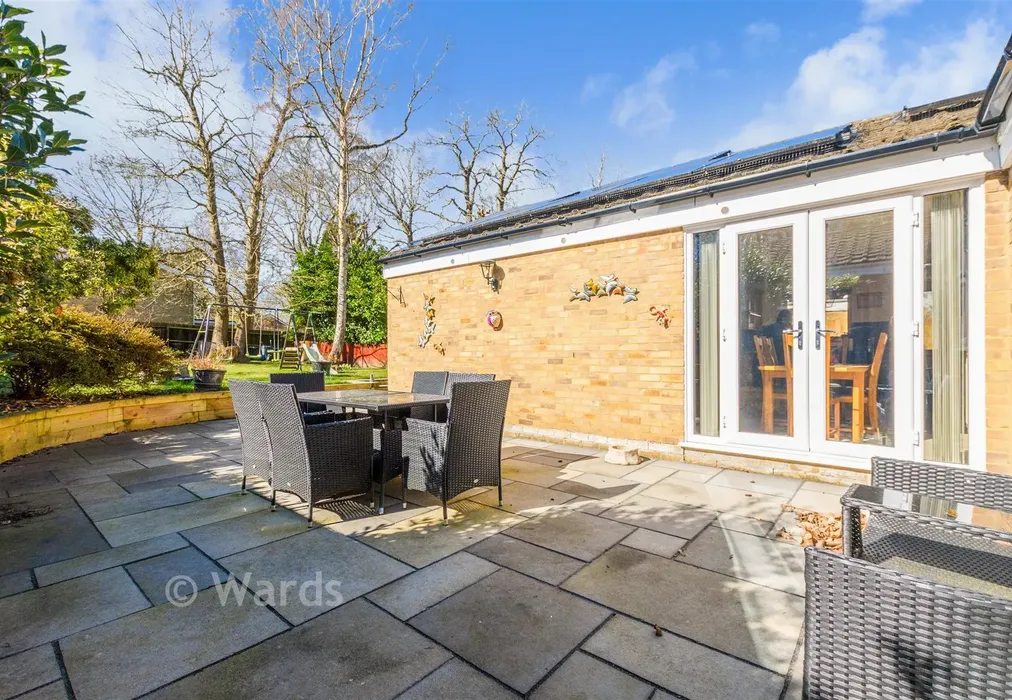 Rear Garden - The Gallops, Vigo, Kent - Wards of Kent