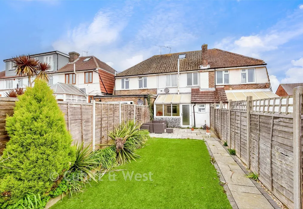 Rear Elevation 1 - Worthing Road, Rustington, West Sussex - Wards of Kent
