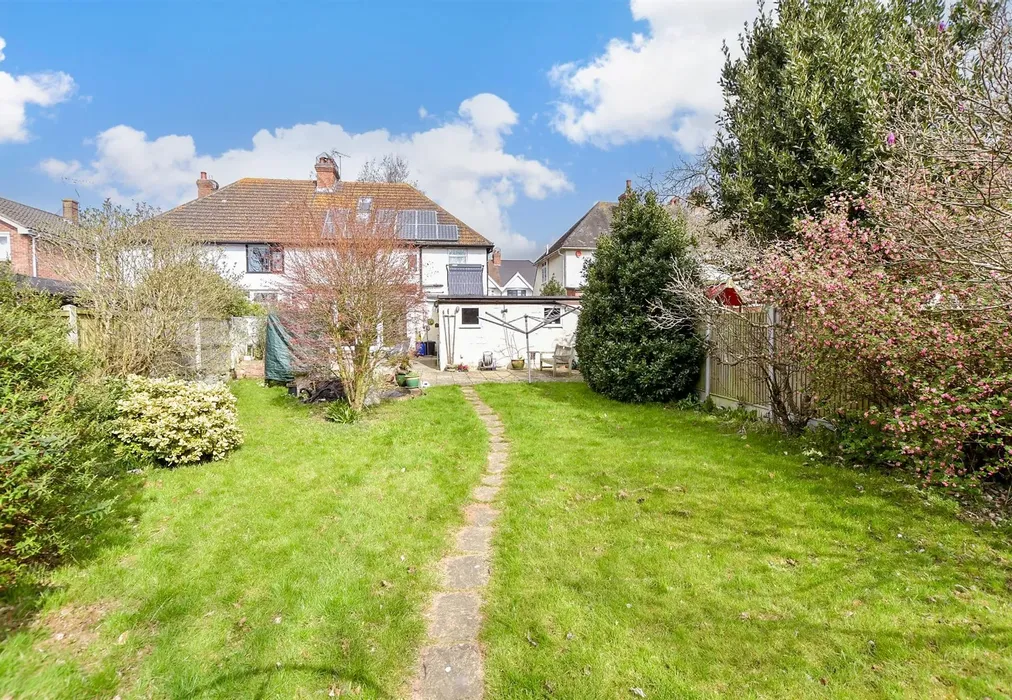 Rear Garden - Alder Road, Folkestone, Kent - Wards of Kent