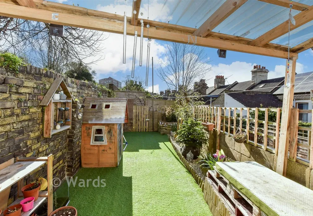 Rear Garden - Institute Road, Chatham, Kent - Wards of Kent