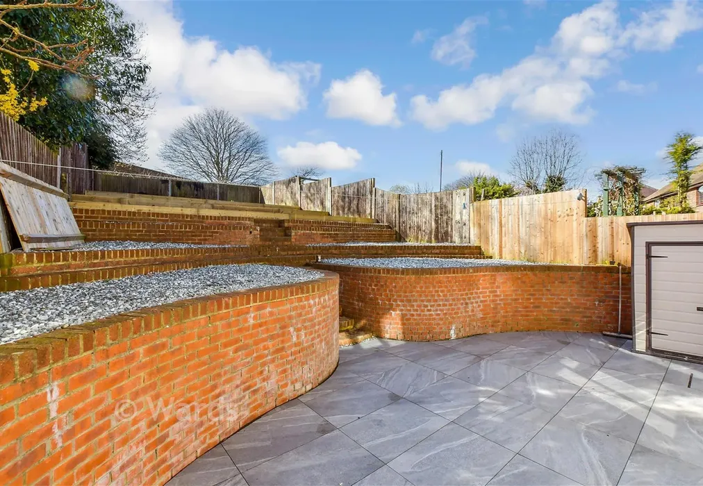 Rear Garden - Eden Avenue, Chatham, Kent - Wards of Kent