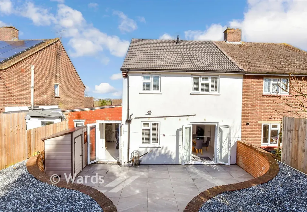 Rear Elevation - Eden Avenue, Chatham, Kent - Wards of Kent