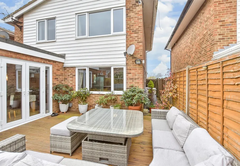 Patio / Decking - Kingsfield Road, Broomfield, Herne Bay, Kent - Wards of Kent