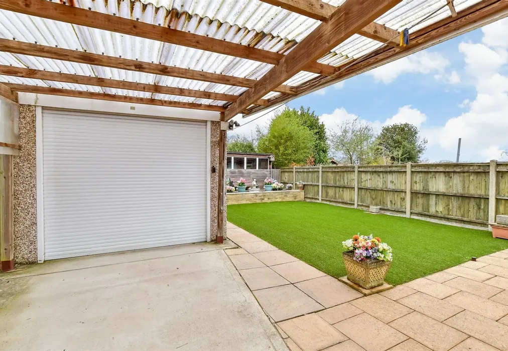 Rear Garden - Trevor Drive, Allington, Maidstone, Kent - Wards of Kent