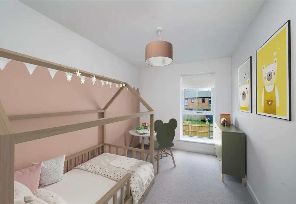 Bedroom 2 - Bartley Road, Woodgate, Pease Pottage, Crawley, West Sussex - Wards of Kent