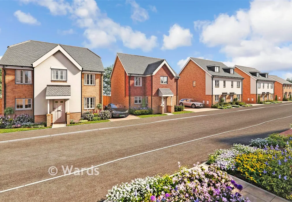 Street Shot - Chestnut Grove, Chestnut Street, Borden, Sittingbourne, Kent - Wards of Kent