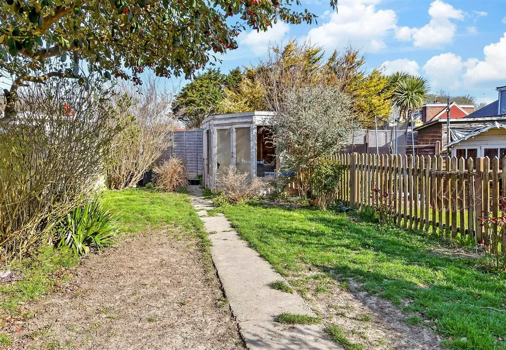 Rear Garden - West Way, Lancing, West Sussex - Wards of Kent