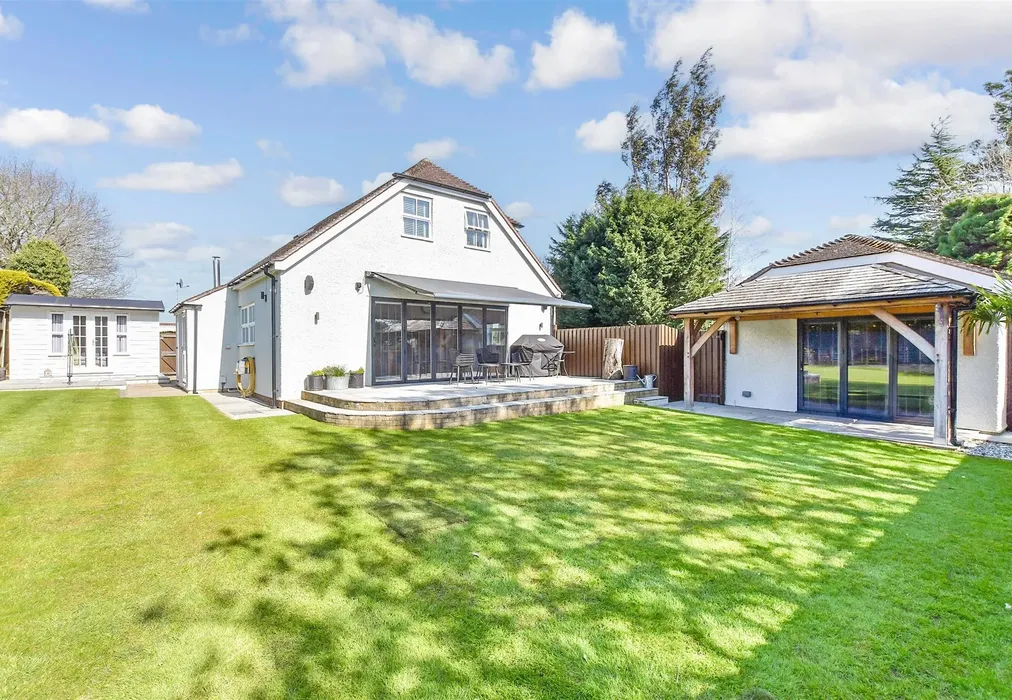 Rear Elevation - Church Hill, Charing Heath, Ashford, Kent - Wards of Kent