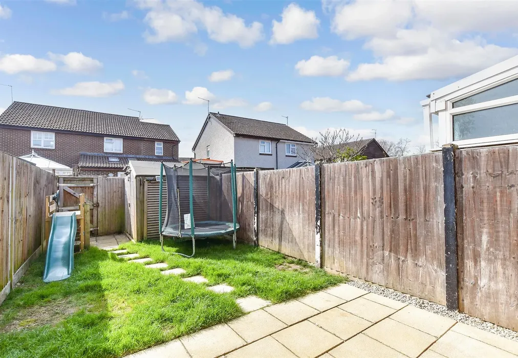 Rear Garden - Lucas Road, Snodland, Kent - Wards of Kent