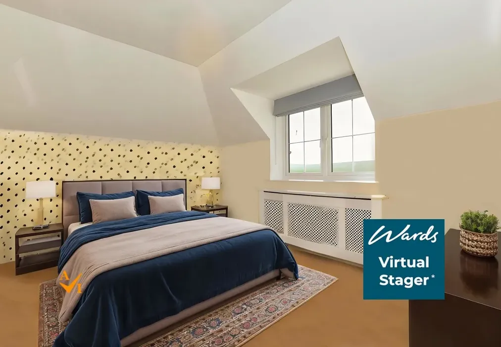 Bedroom 2 (Contemporary style) - Upper Street, Hollingbourne, Maidstone, Kent - Wards of Kent
