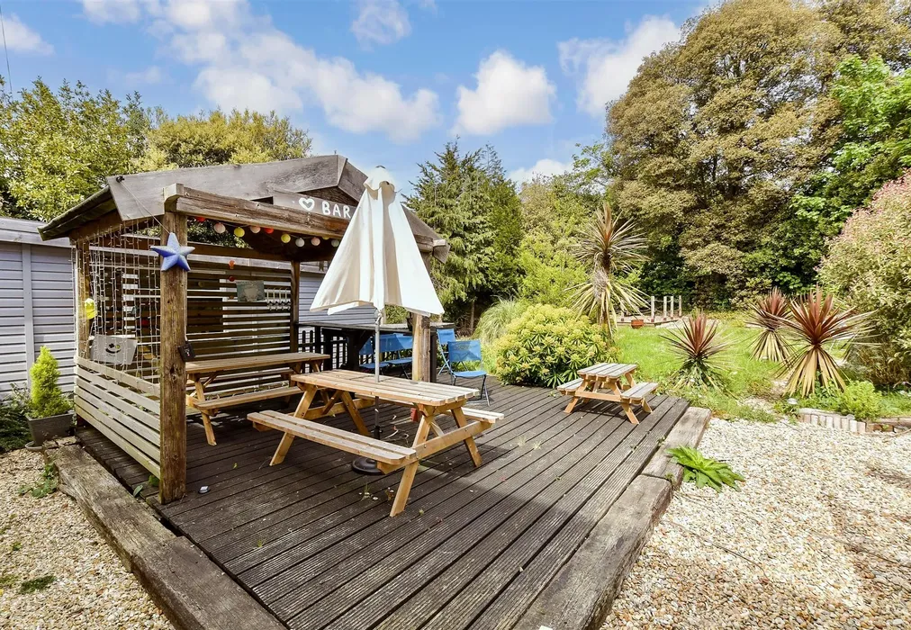 Rear Garden - West Hill Road, Ryde, Isle of Wight - Wards of Kent