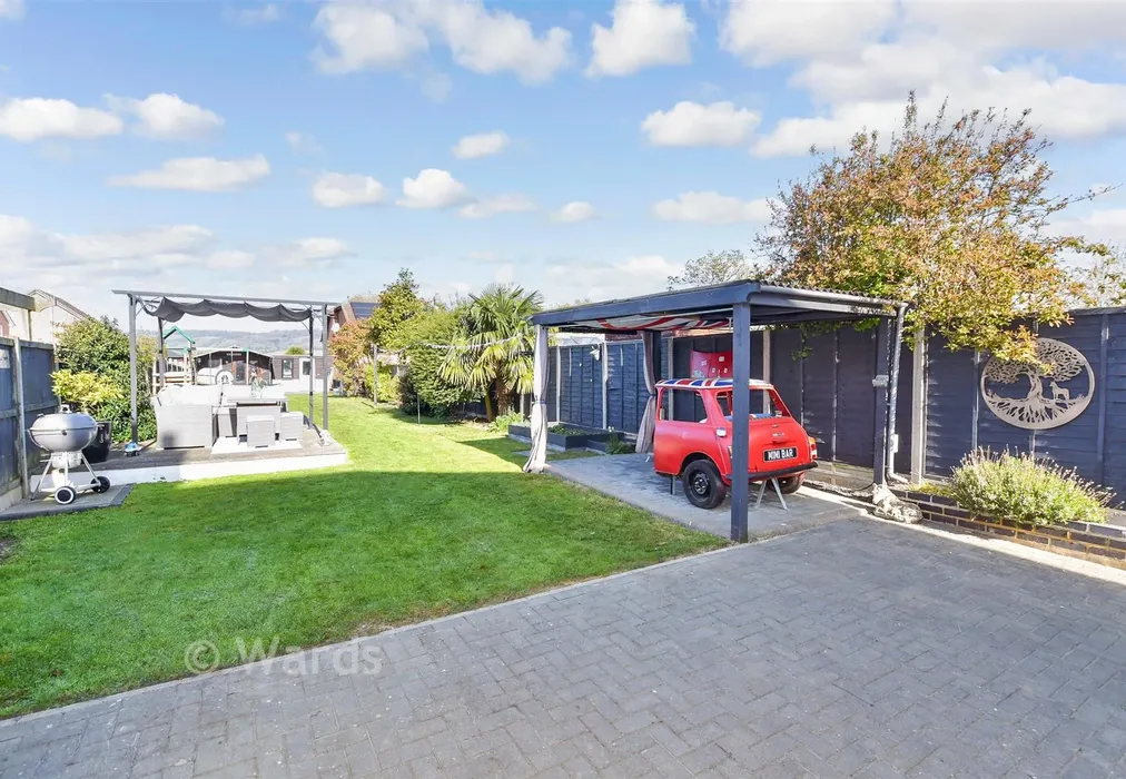 Rear Garden - Birling Road, Snodland, Kent - Wards of Kent