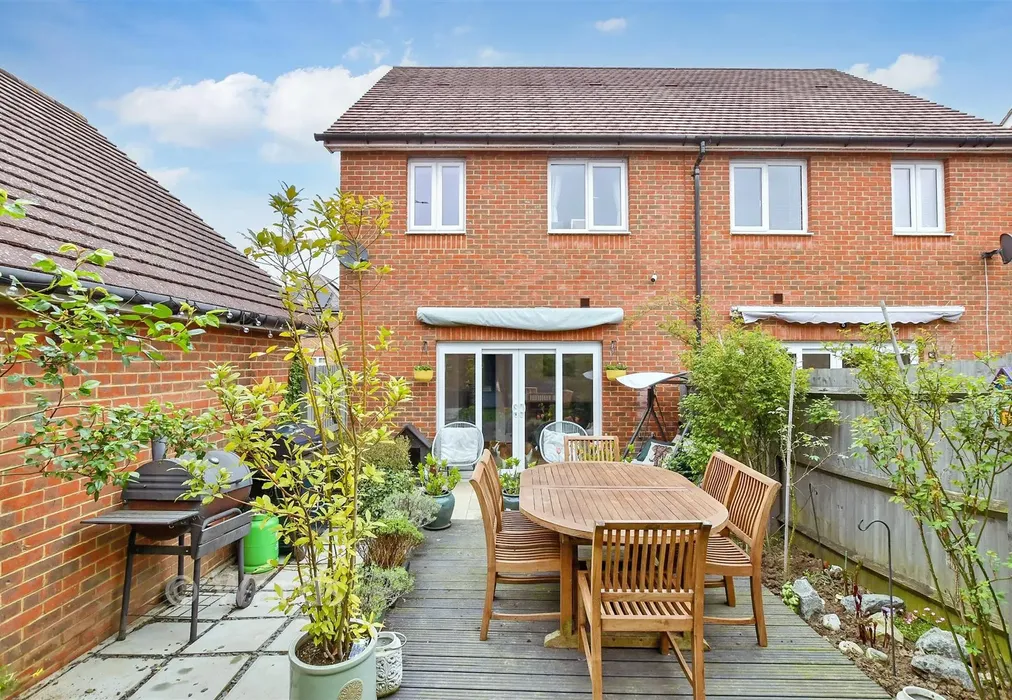 Rear Elevation - Albion Drive, Larkfield, Aylesford, Kent - Wards of Kent
