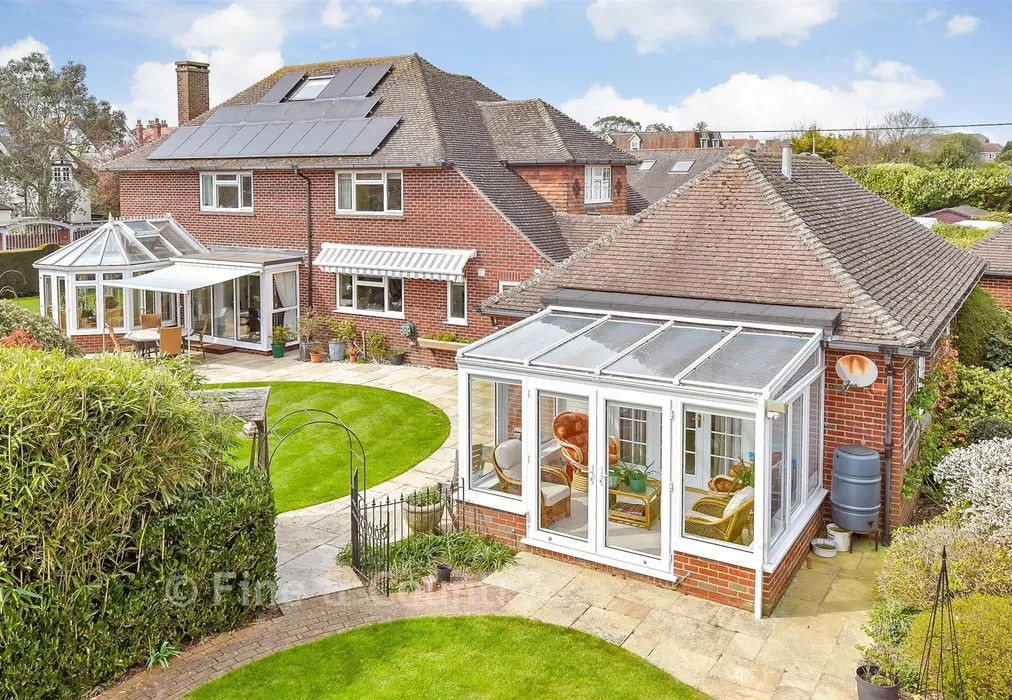 Rear Elevation - Northclose Road, Bembridge, Isle of Wight - Wards of Kent