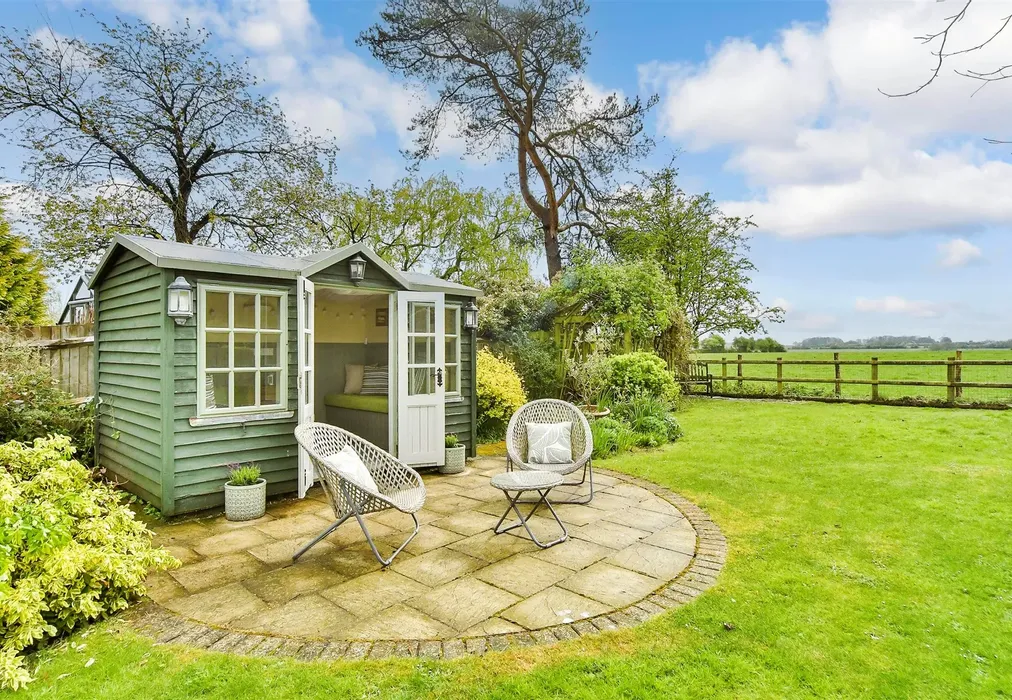 Rear Garden - The Street, Wormshill, Sittingbourne, Kent - Wards of Kent