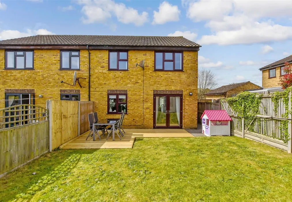 Rear Elevation - Blacksmith Drive, Weavering, Maidstone, Kent - Wards of Kent
