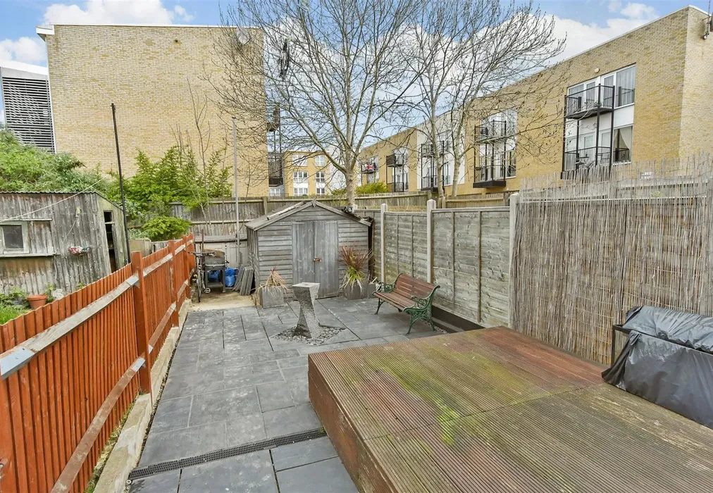 Rear Garden - Suffolk Road, Gravesend, Kent - Wards of Kent