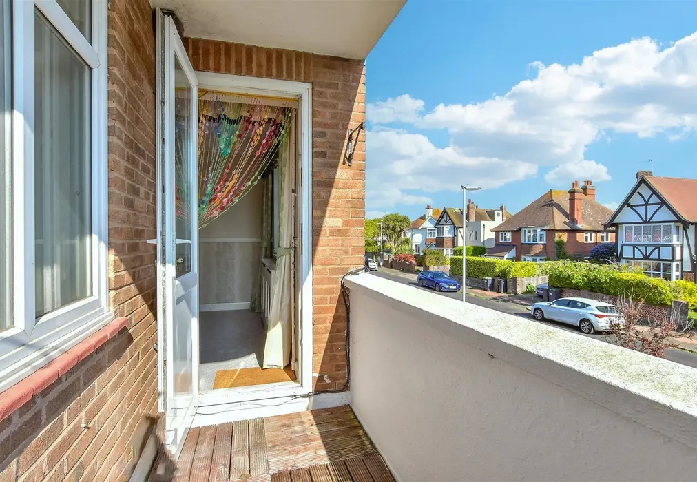 Balcony / Terrace - Winchelsea Gardens, Worthing, West Sussex - Wards of Kent