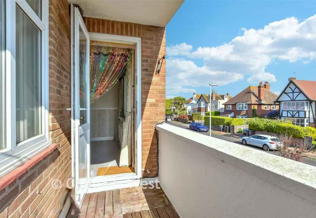 Balcony / Terrace - Winchelsea Gardens, Worthing, West Sussex - Wards of Kent