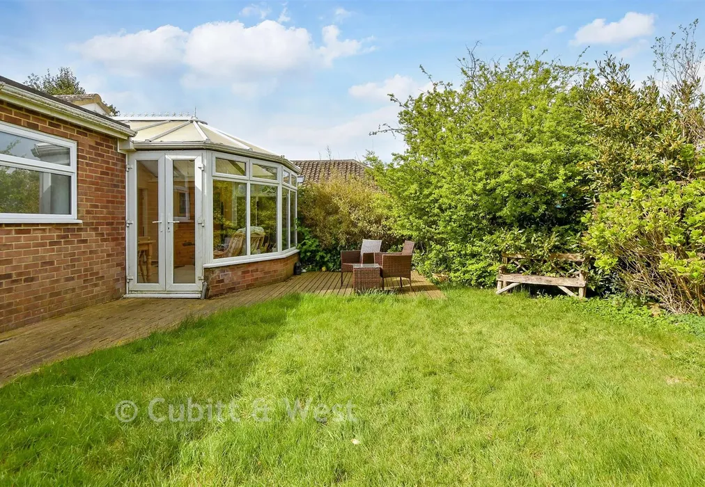 Rear Garden - Downland Road, Woodingdean, Brighton, East Sussex - Wards of Kent