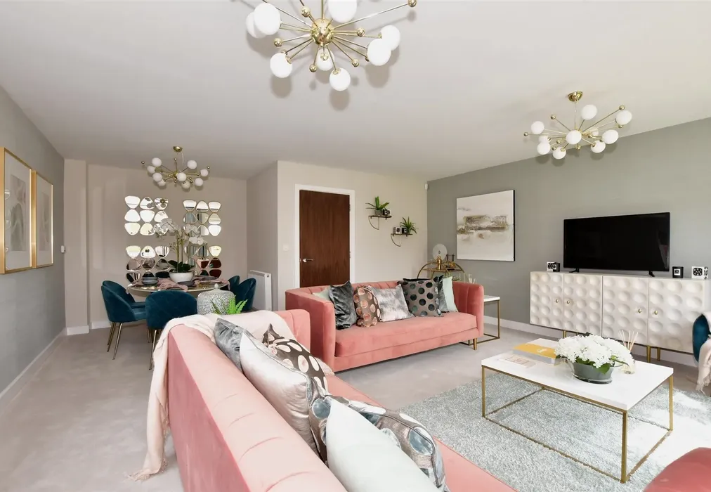 Living Dining - Nassella Gardens, Grasmere Gardens (Phase 1), Chestfield, Whitstable, Kent - Wards of Kent