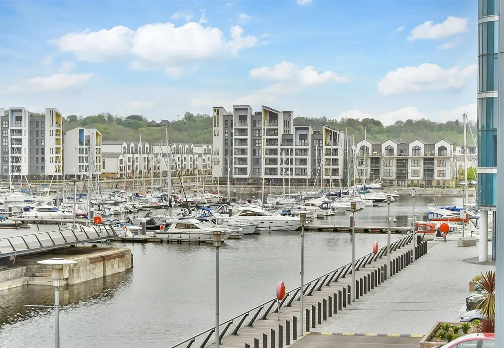 Views From Balcony - Dock Head Road, Chatham, Kent - Wards of Kent