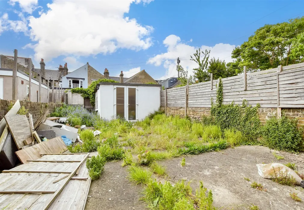 Rear Garden - Warwick Road, Cliftonville, Margate, Kent - Wards of Kent