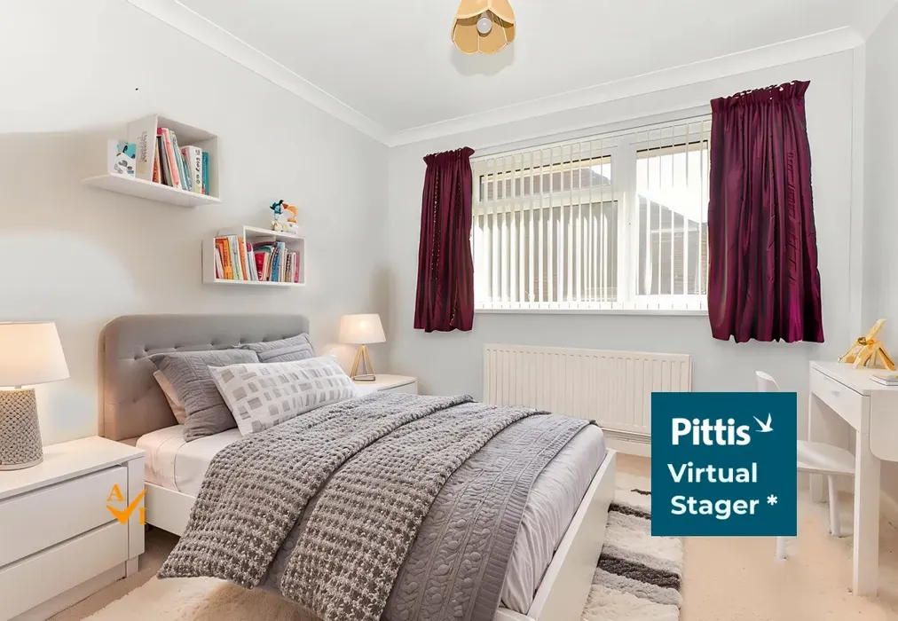 Bedroom 2 (Modern style) - St. Faith's Road, Cowes, Isle of Wight - Wards of Kent