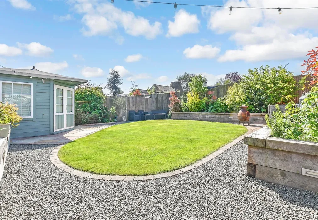 Rear Garden - Main Road, Sellindge, Ashford, Kent - Wards of Kent