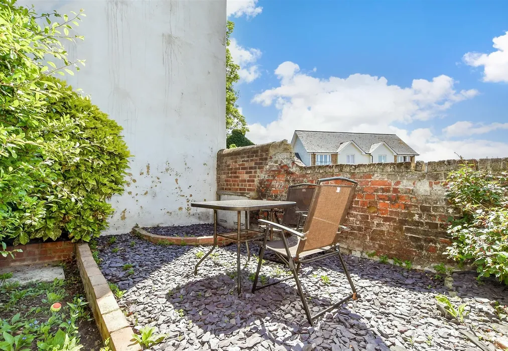 Rear Garden - Trinity Square, Margate, Kent - Wards of Kent