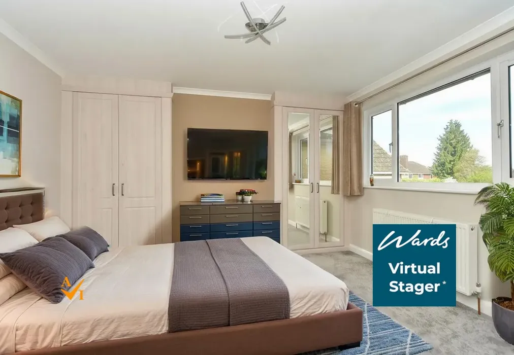 Bedroom 2 (Contemporary style) - London Road, Sittingbourne, Kent - Wards of Kent