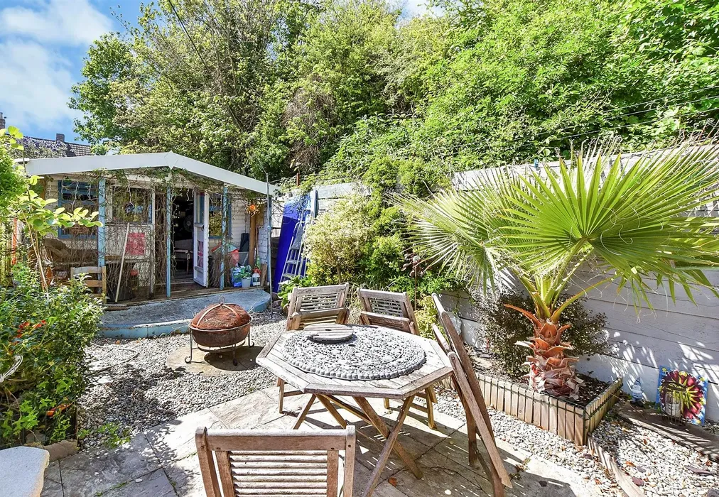 Rear Garden - St. John's Street, Folkestone, Kent - Wards of Kent